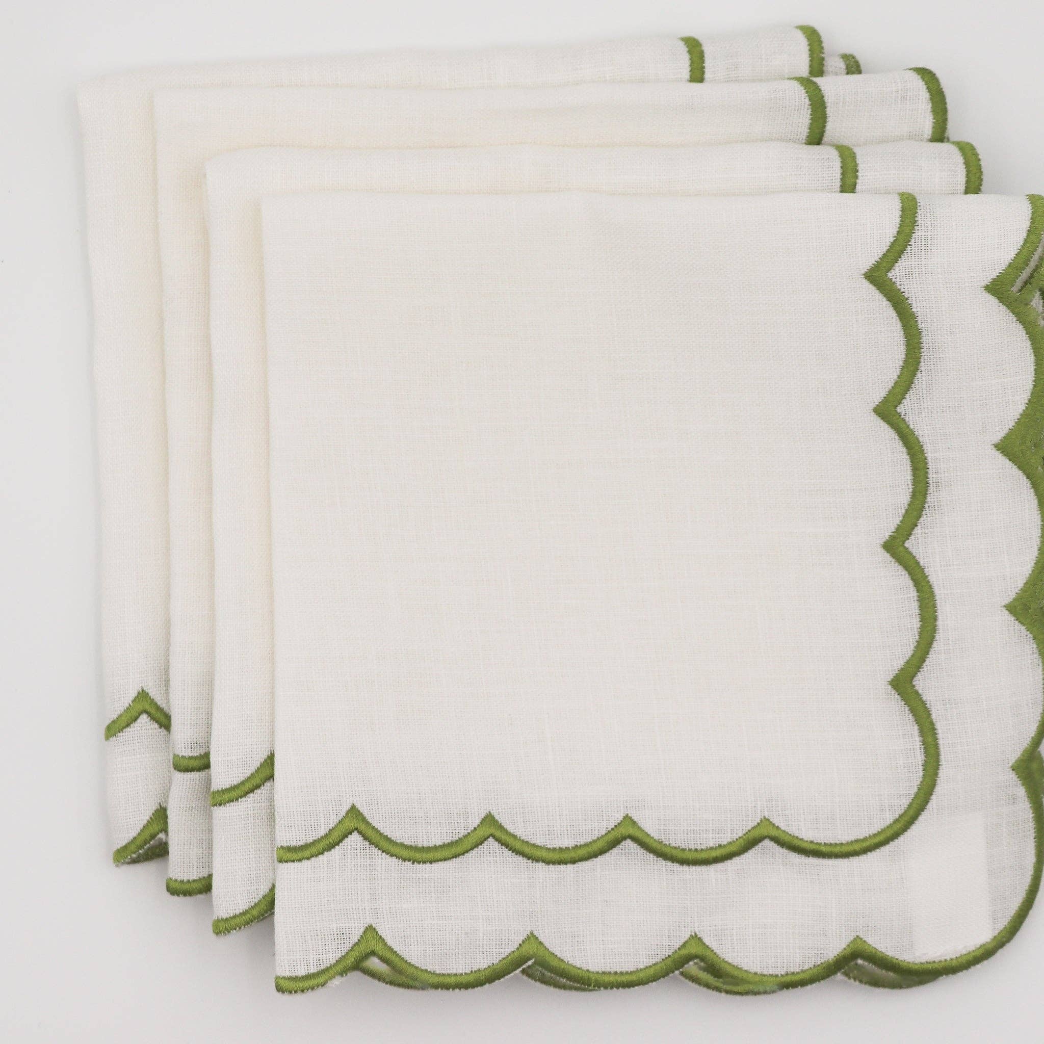 Olive Bloom Napkin - Set of 4