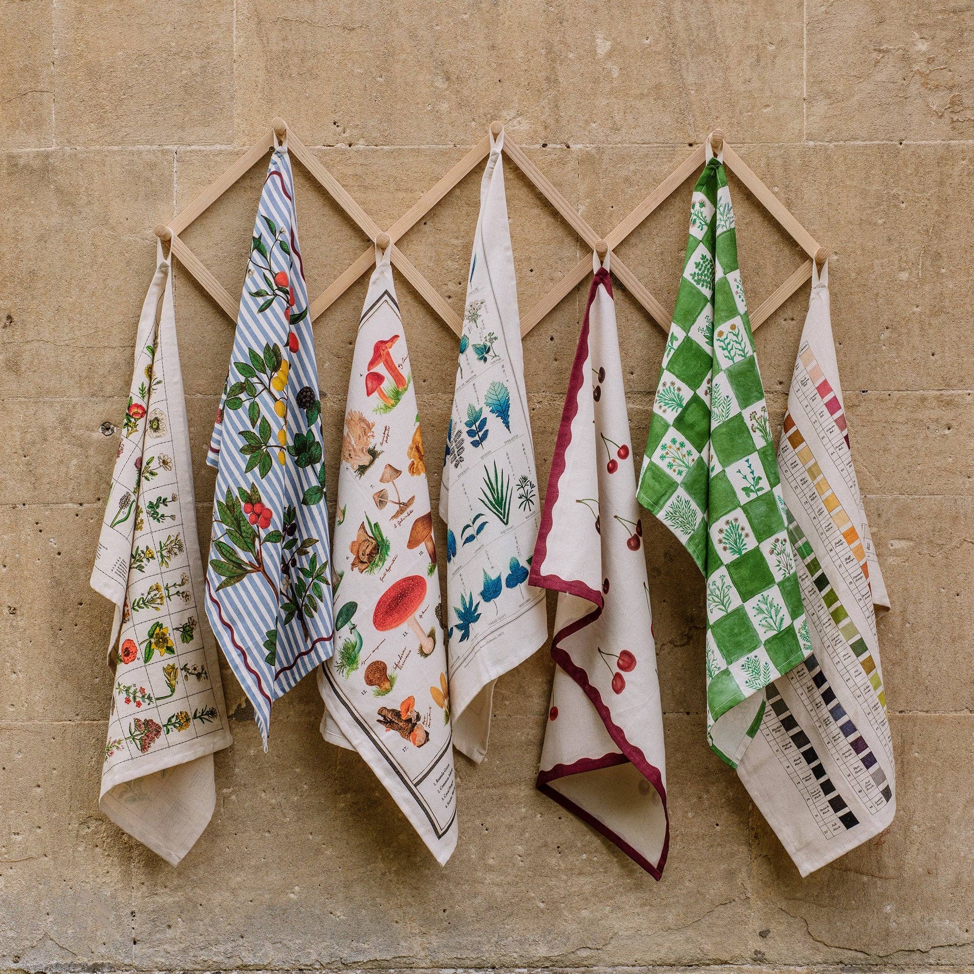 Wildflowers Organic Cotton Tea Towel