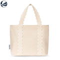 Mini Nantucket Tote – White