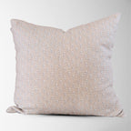 Aurora Block Print Throw Pillow - Nude