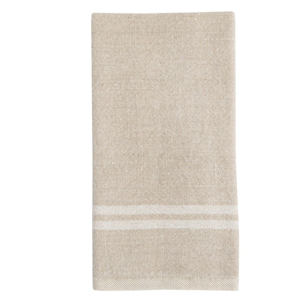 Natural and White Stripe Kitchen Towel