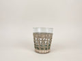Glass Rocks Tumbler with Removable Seagrass Cage