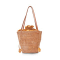 Rattan Tote Mesh Tote Bag – Natural
