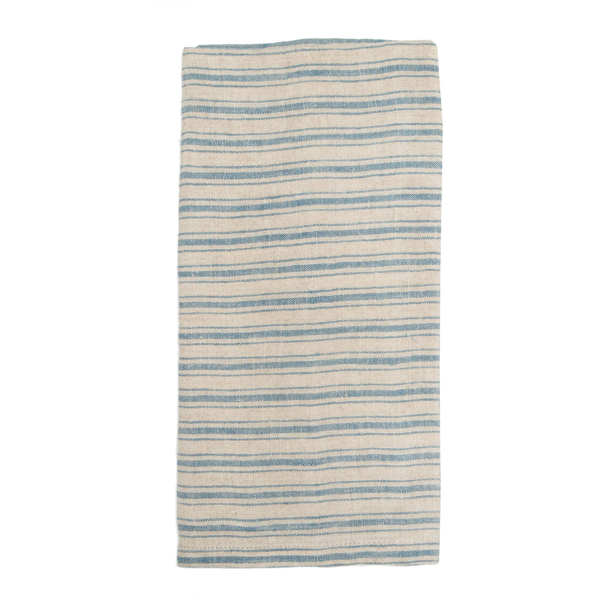 Natural and Blue Boat Stripe Kitchen Towel