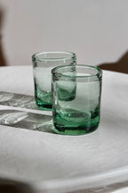 Handblown Mini Tumbler in Seaglass
