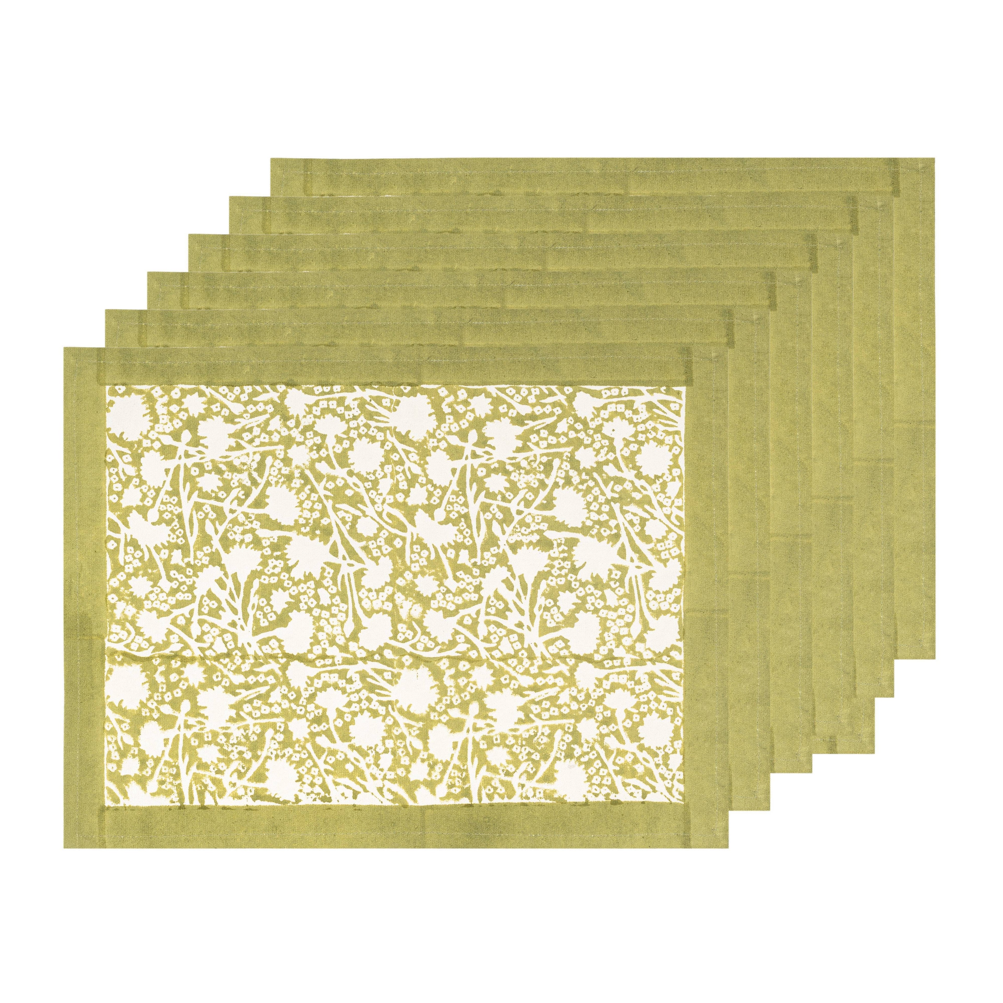 Set of 6 Meadows Vert Placemats