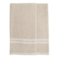 Natural and White Stripe Kitchen Towel