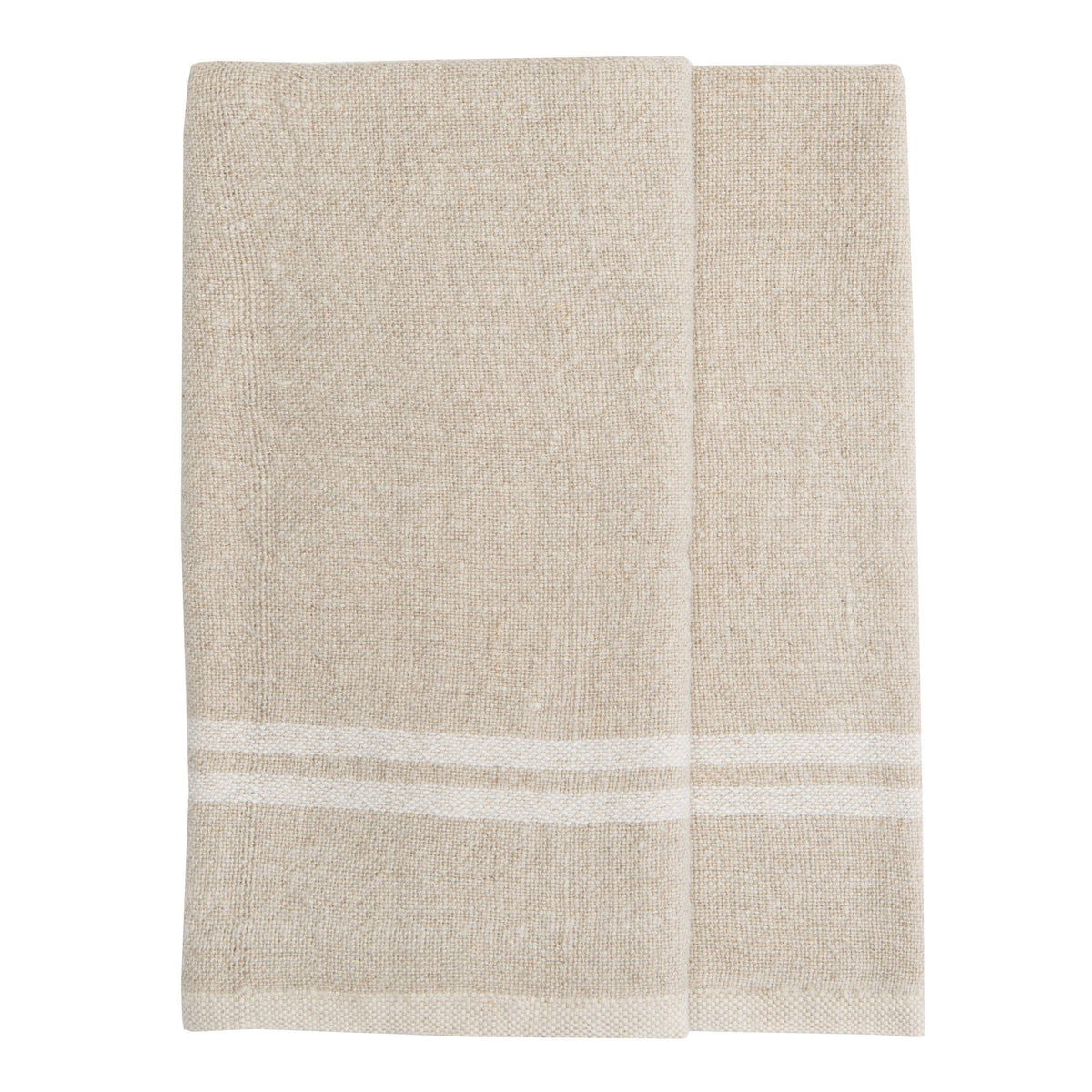 Natural and White Stripe Kitchen Towel