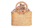 Rattan Top Handle Basket Bag