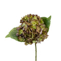 Faux Purple Hydrangea Stem
