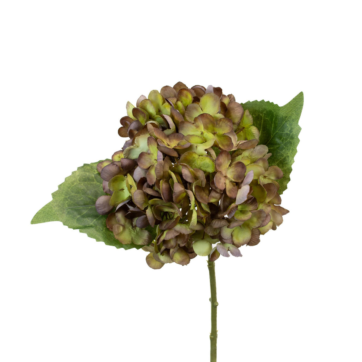 Faux Purple Hydrangea Stem