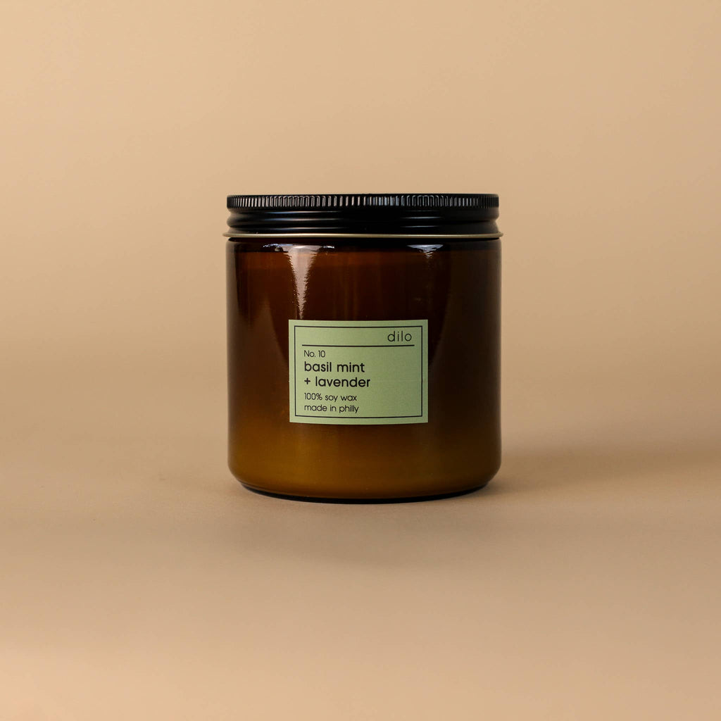 No. 10 Basil Mint + Lavender Candle - 3.5oz