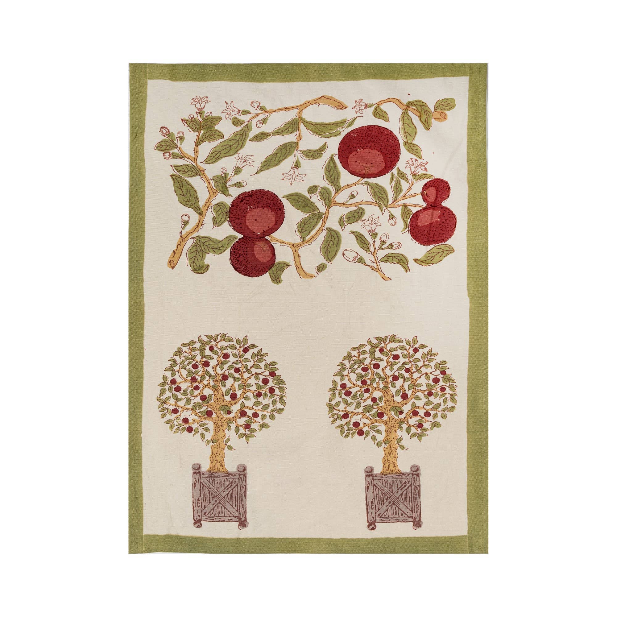 Orange Tree Dish Towels