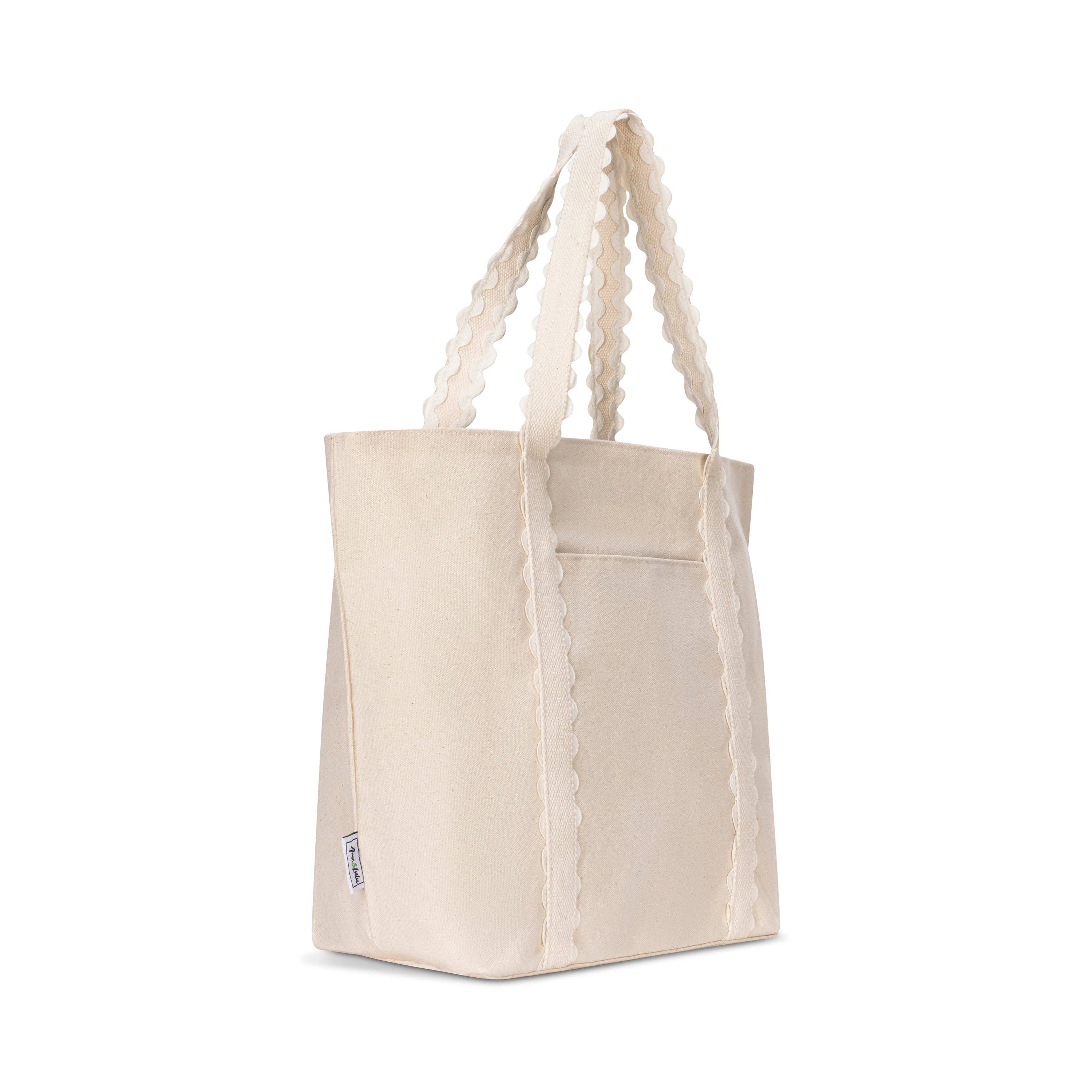 Nantucket Beach Tote – White