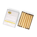 6" Hand Dipped Unscented Taper Candles - Ivory