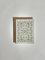 Floral Block Print Assorted Card Set – 8 Blank Cards With Envelopes