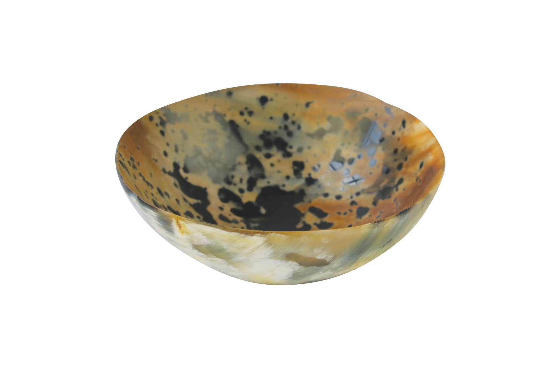 Splatter Horn Bowl – Medium