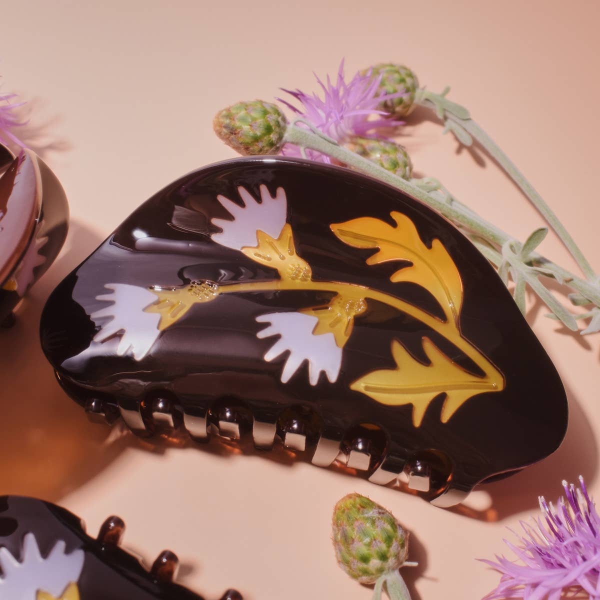 Milk Thistle Claw Clip
