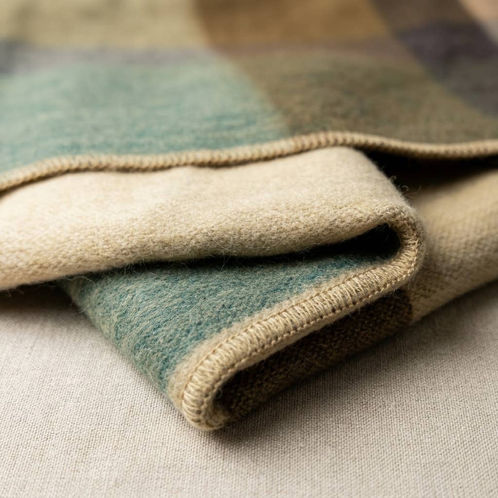 Alpaca Throw Blanket - Sandbar