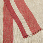 Natural and Red Stripe Kitchen Towel