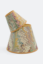 Hand-Marbled Empire Lampshade