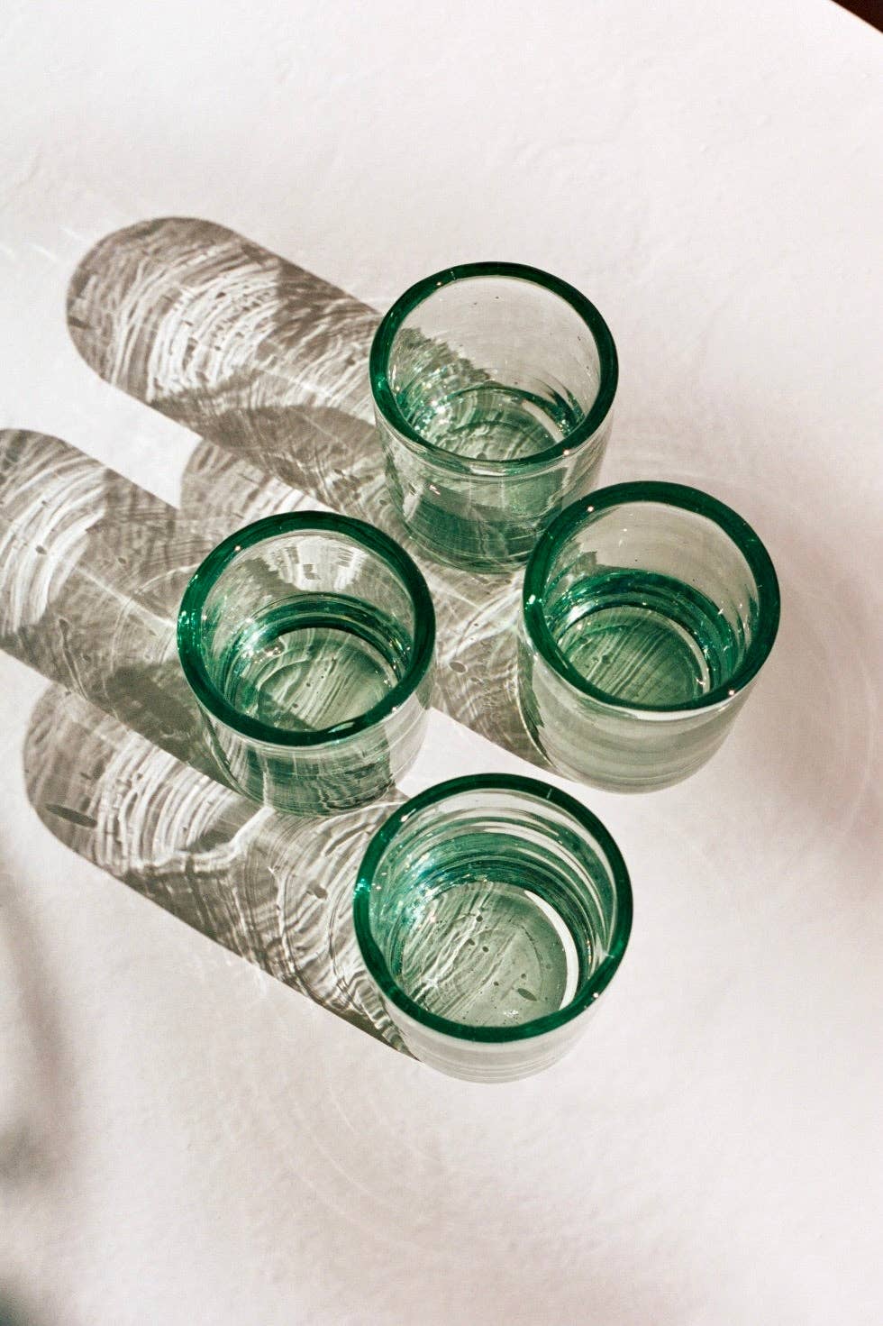Handblown Mini Tumbler in Seaglass