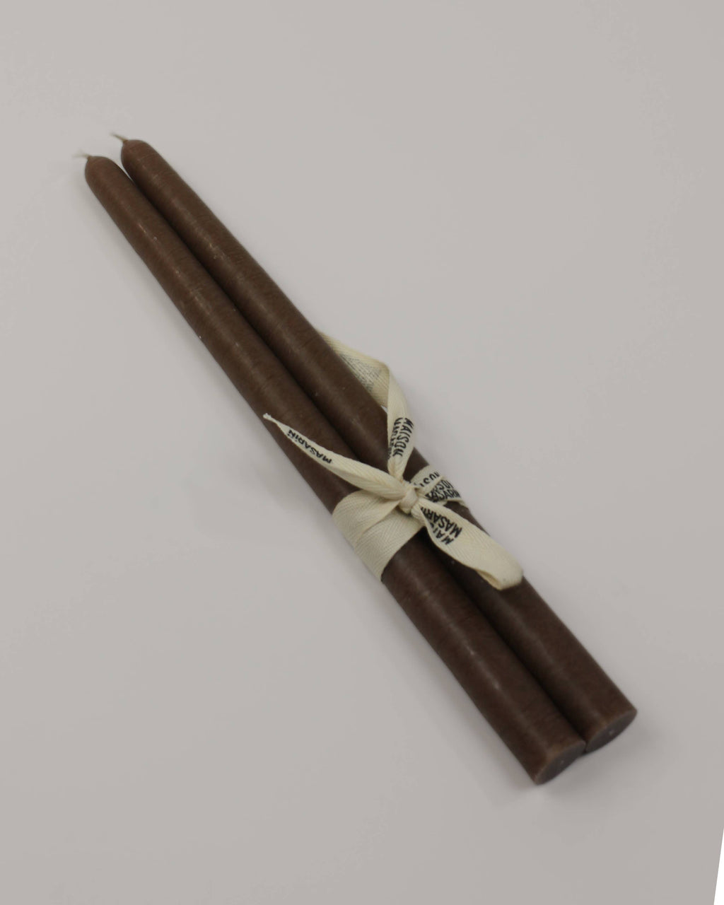 Set of 3 Handcrafted Unscented French Taper Candles – Coffee