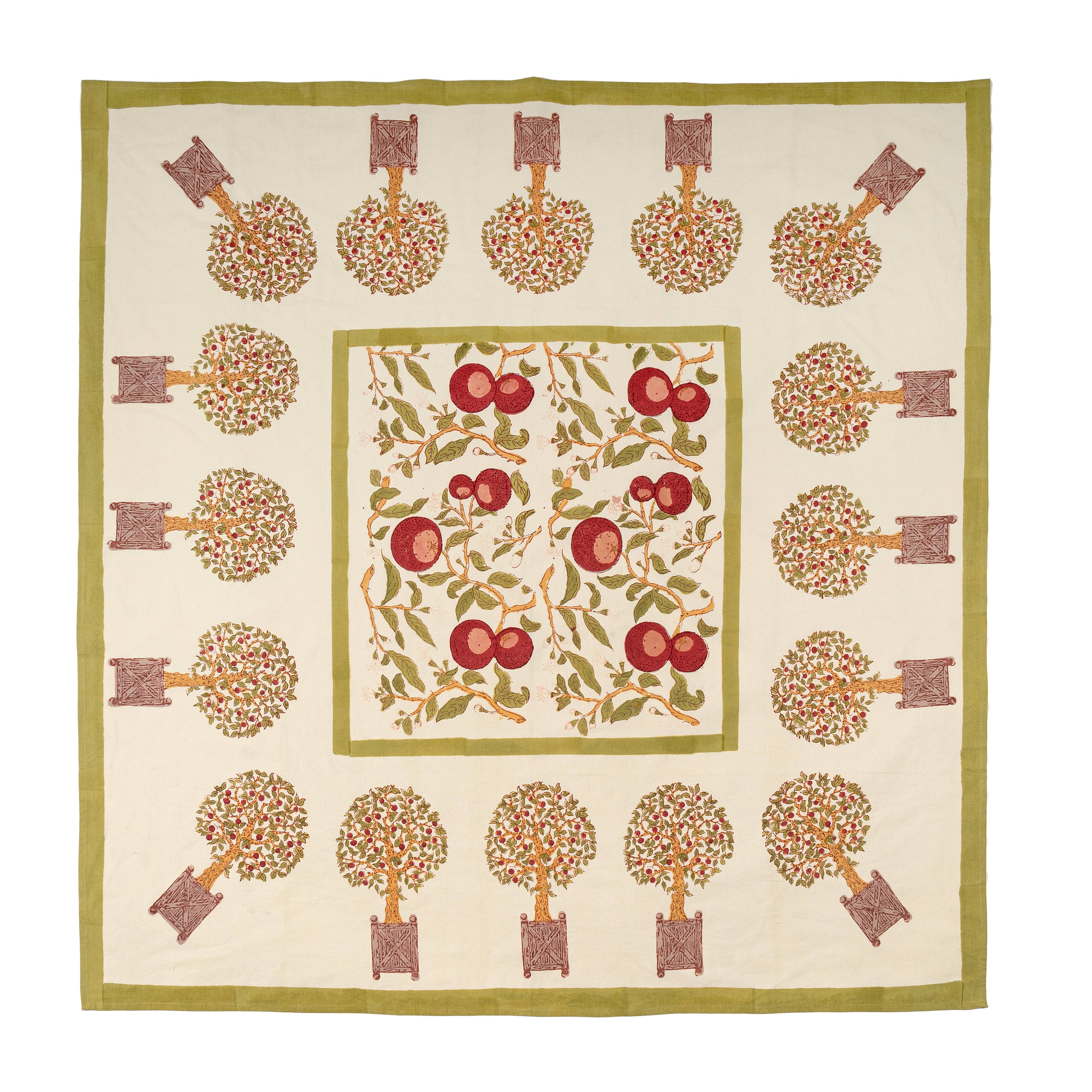 Orange Tree Tablecloth