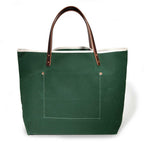 Waxed Canvas All Day Tote in Green