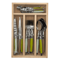 Jean Dubost 24-Piece Flatware Set – Earth Tones