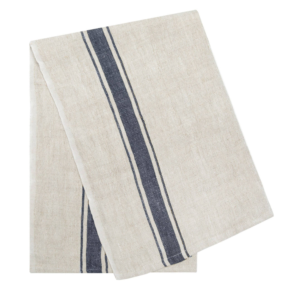 Natural and Blue Stripe Kitchen Towel