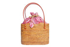 Rattan Shoulder Basket Tote Bag