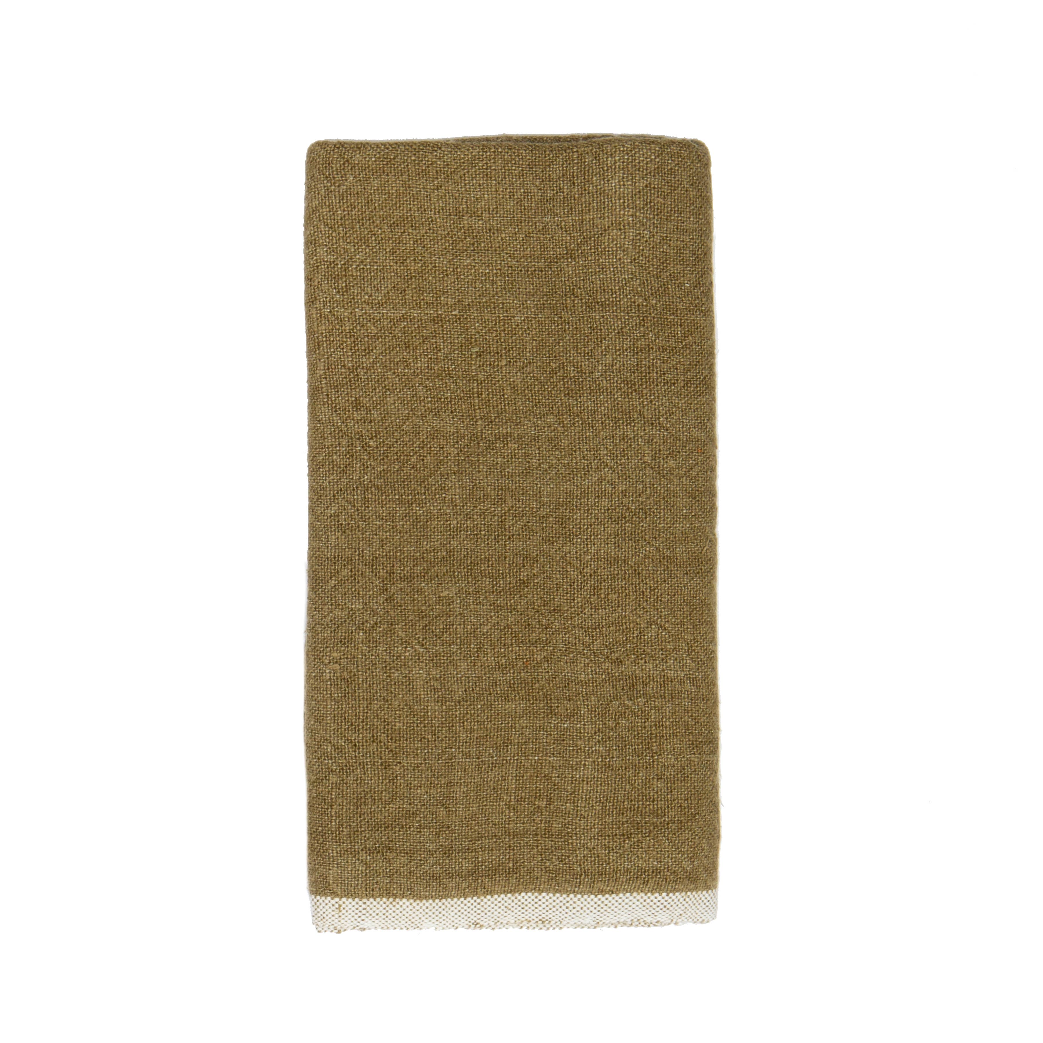 Chunky Linen Dish Towels – Forest Green
