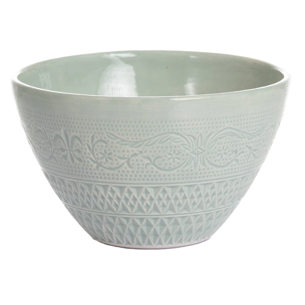 Textured Sage Handmade Ceramic Bowl