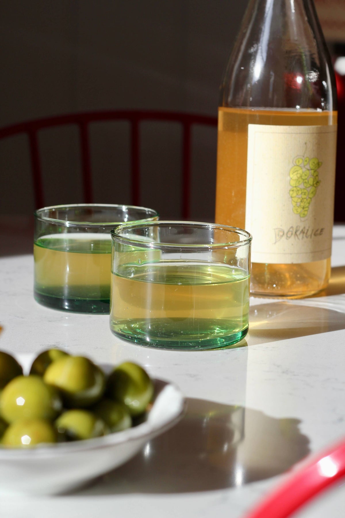 Handblown Bodega Tumbler in Seaglass