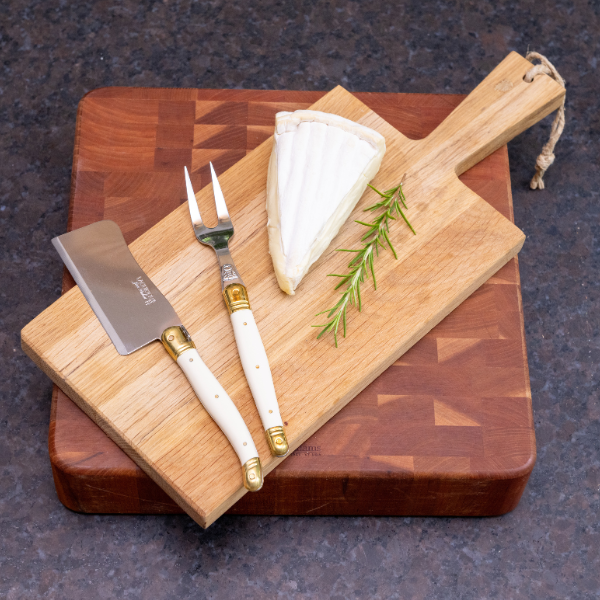 Jean Dubost 2-Piece Cheese Knife Set – Ivory