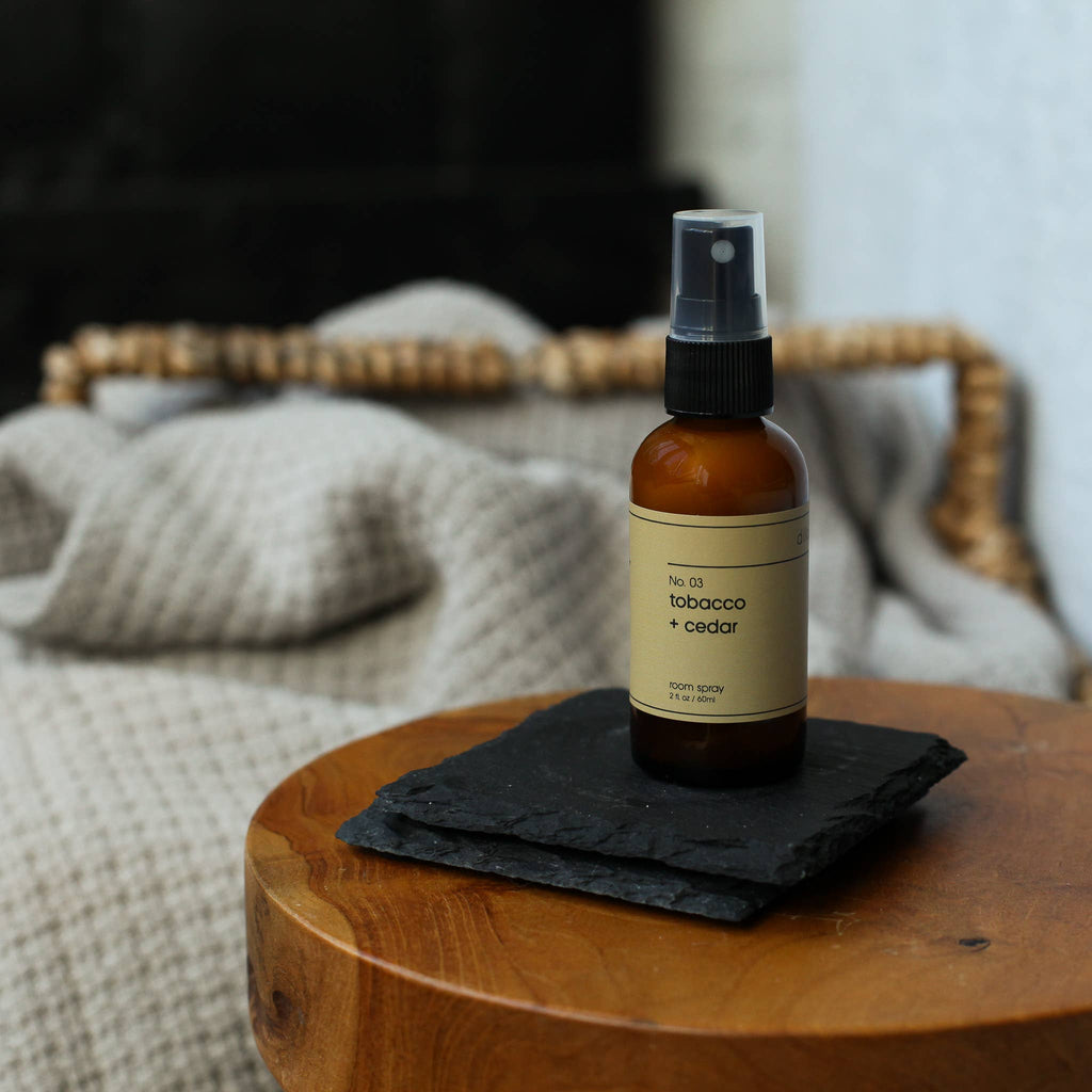 No. 03 Tobacco + Cedar Room Spray – 2oz
