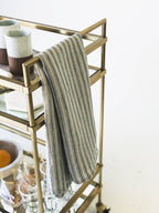 Natural and Blue Boat Stripe Kitchen Towel