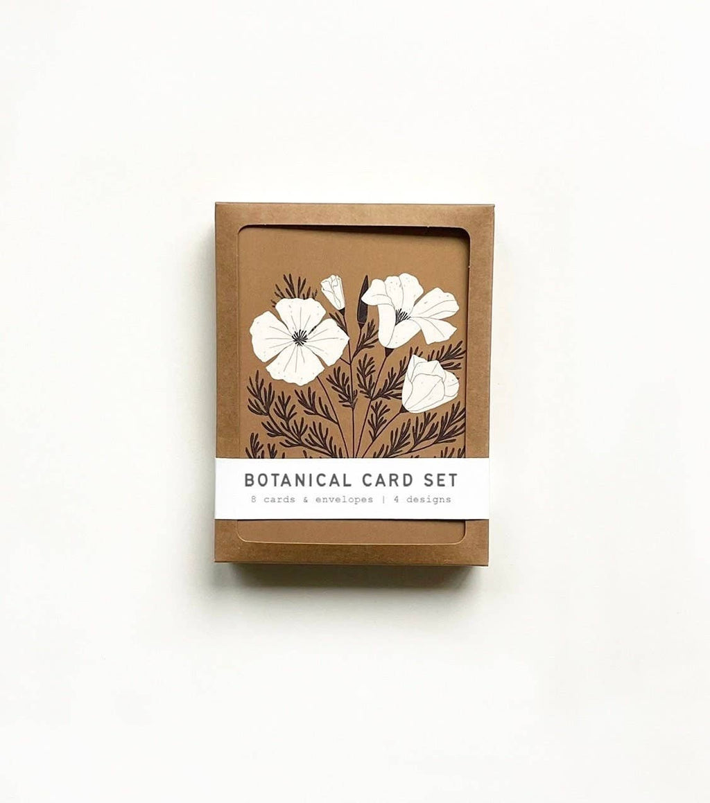 Botanical Assorted Card Set – 8 Blank Cards With Envelopes