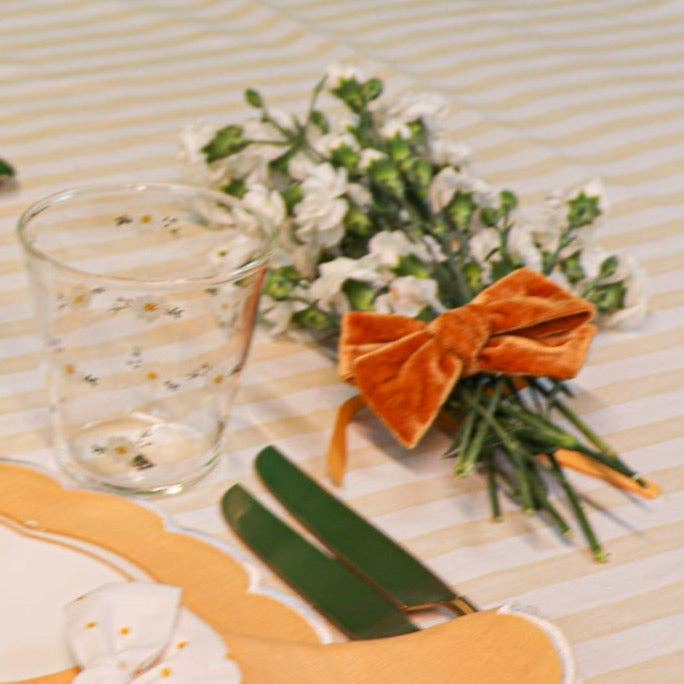 Hand-Painted 60's Daisy Fields Tumbler - Set of 6