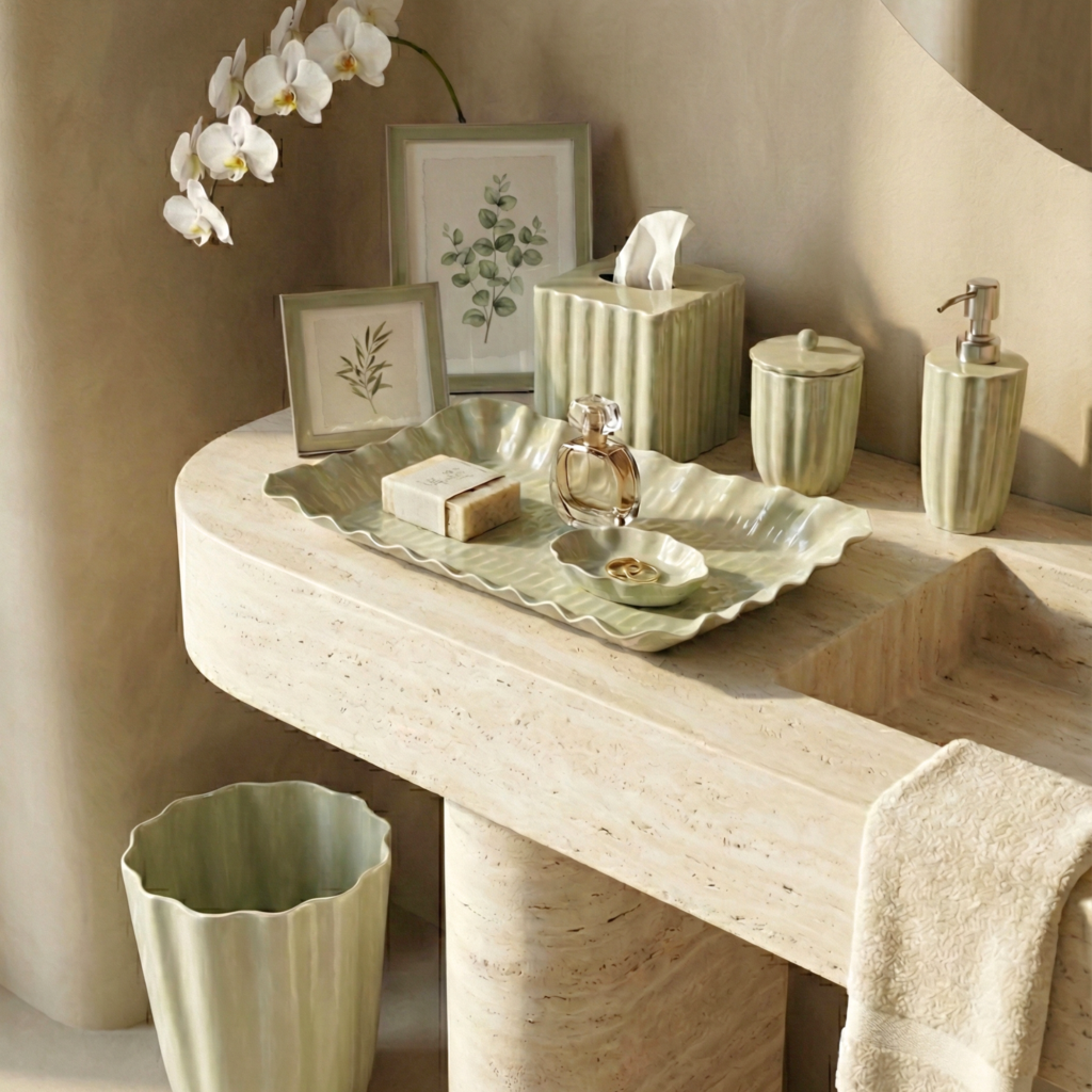 Light Green Enamel Frame – Portrait