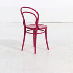 Rare Authentic Fushia Bentwood Chairs