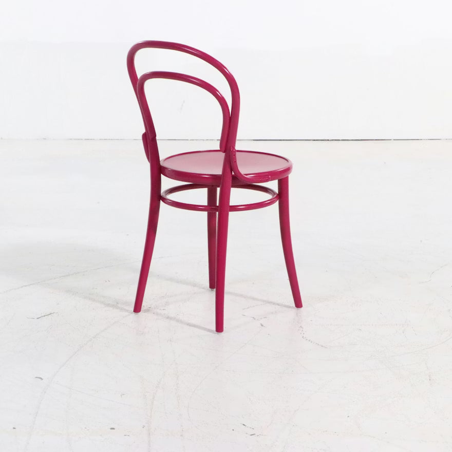 Rare Authentic Fushia Bentwood Chairs
