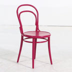 Rare Authentic Fushia Bentwood Chairs