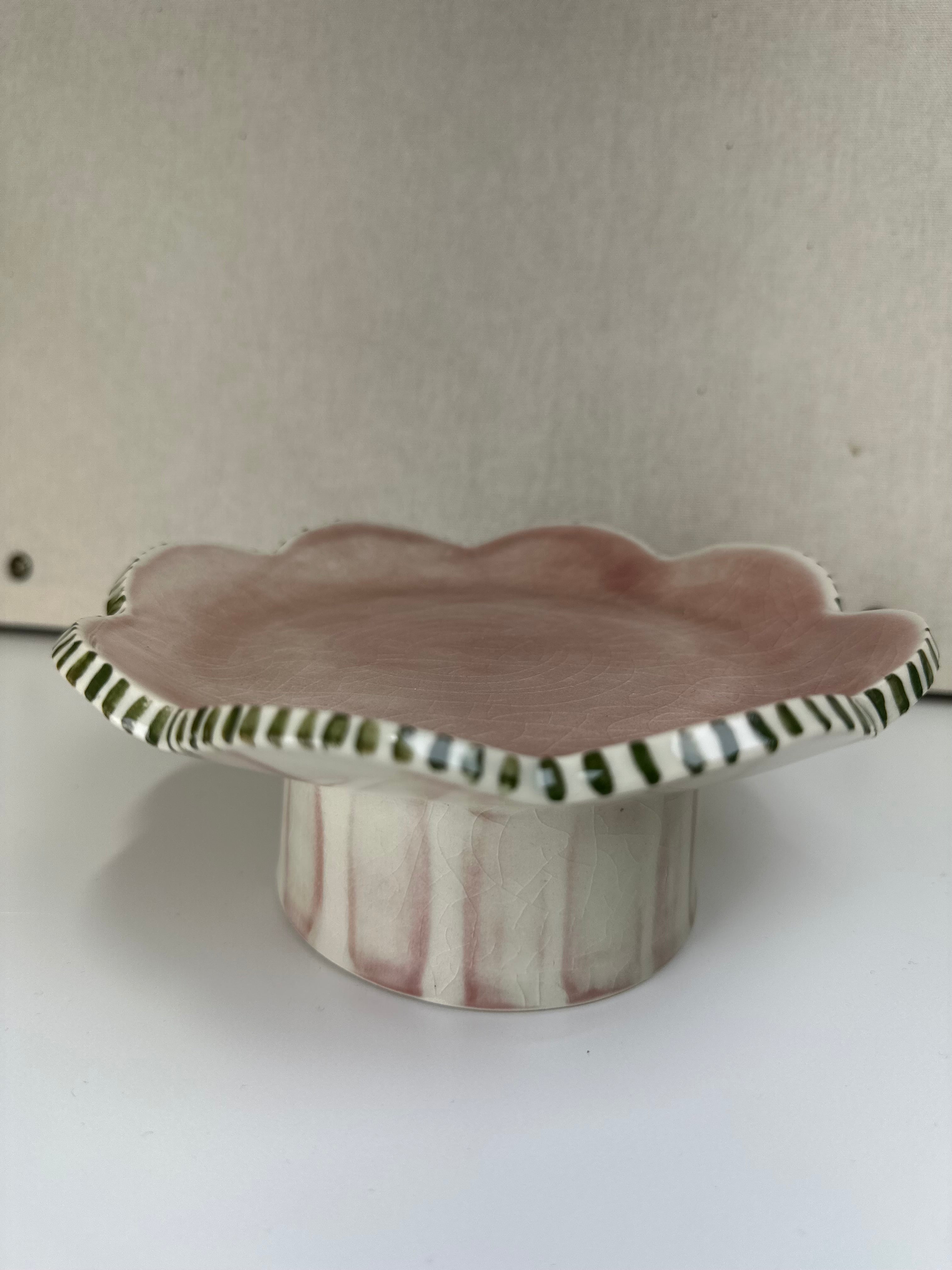 Handpainted Cake Stand