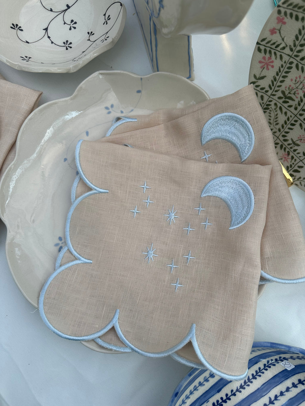 Set of 2 Moonbeam Napkins