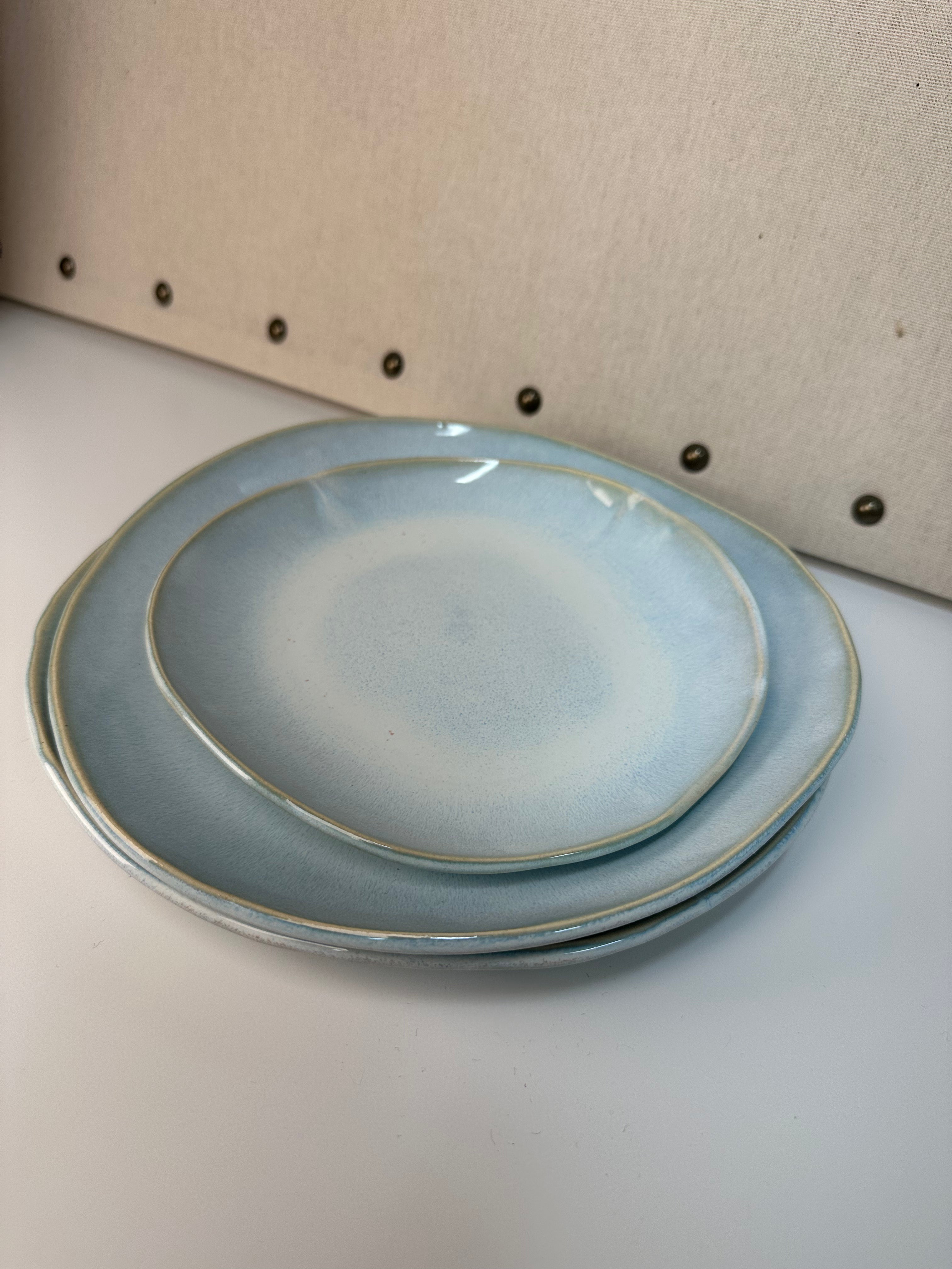 Sea Foam Blue Plate