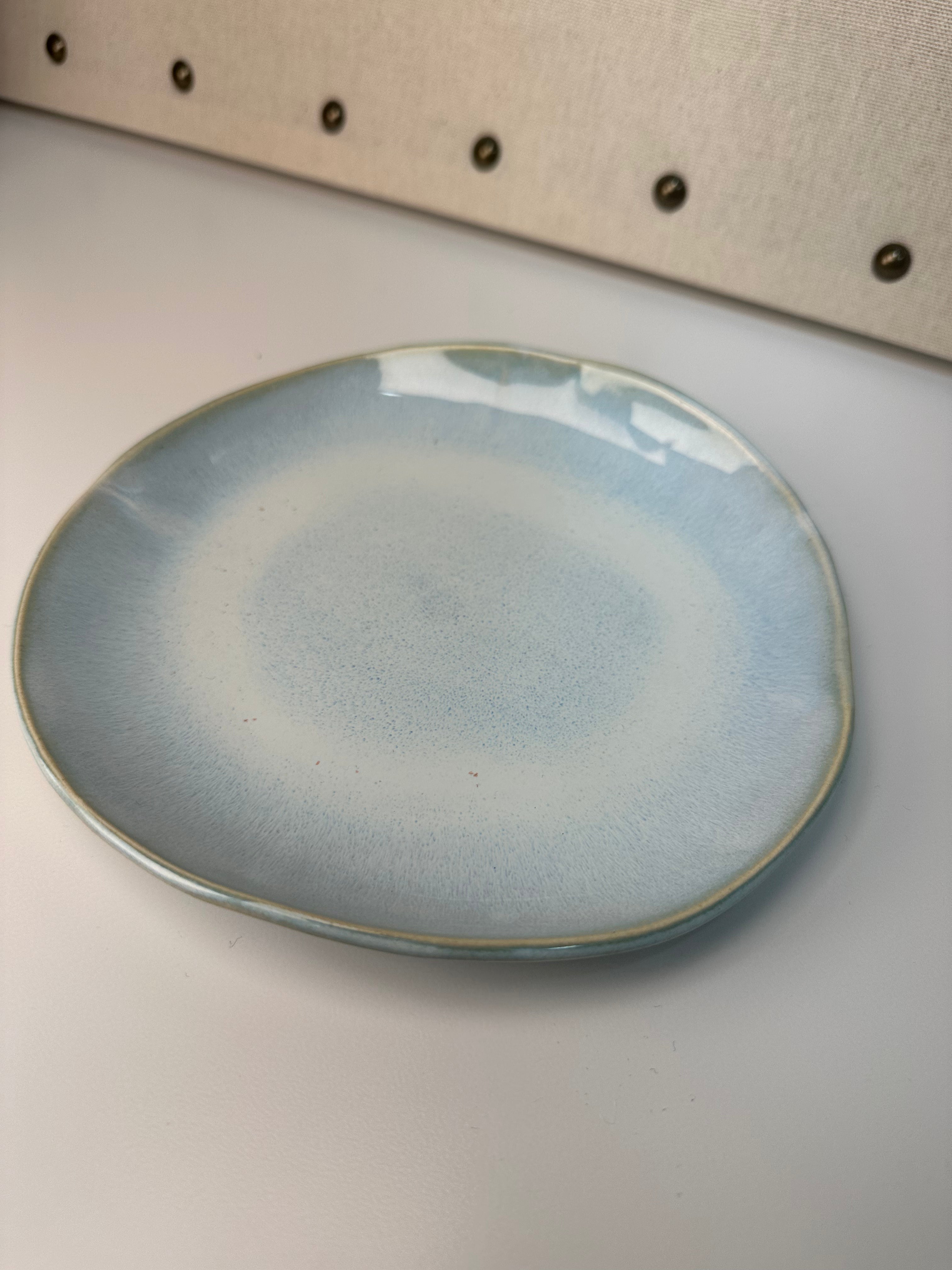 Sea Foam Blue Plate