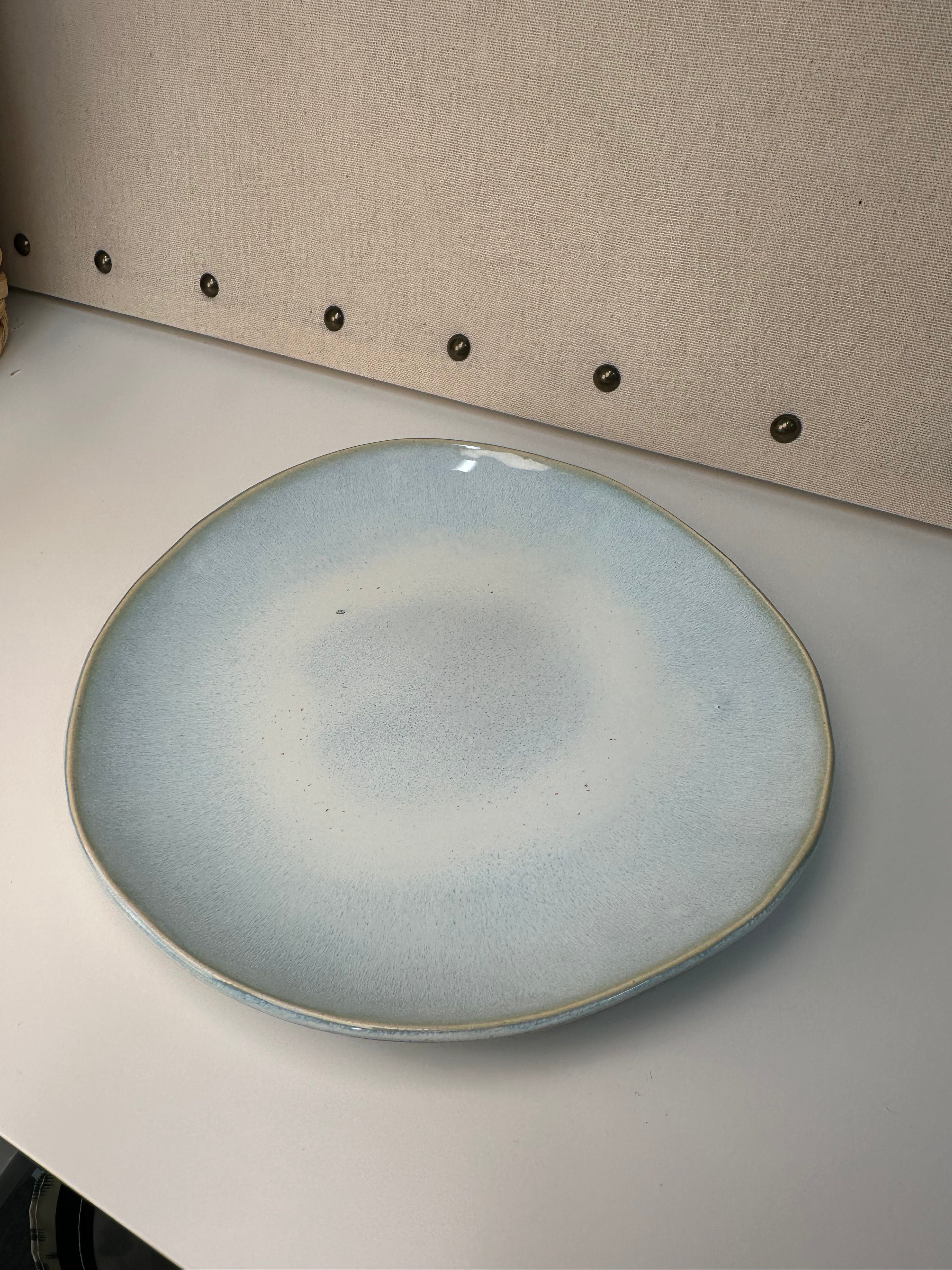 Sea Foam Blue Plate