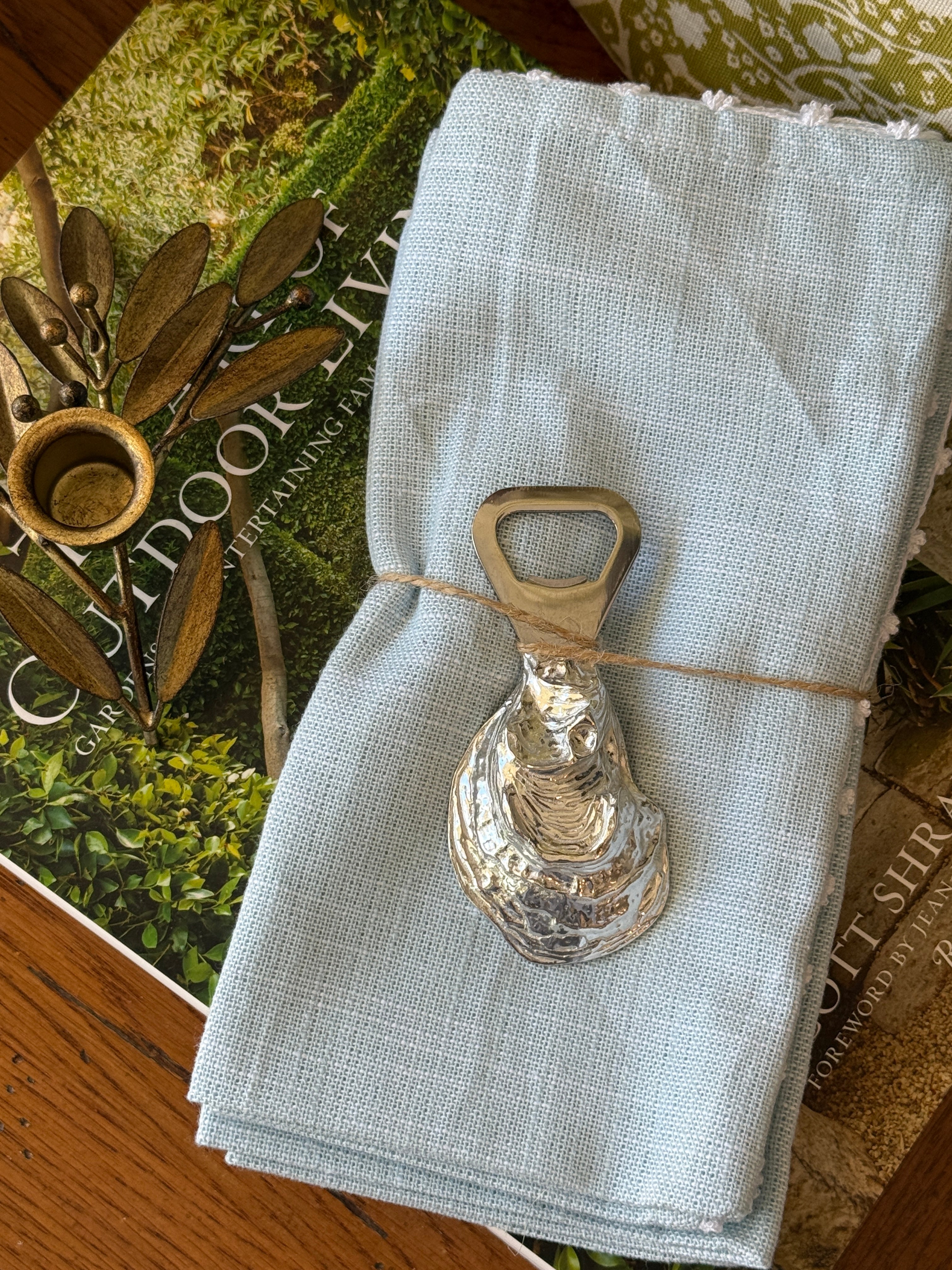 Oyster Shell Bottle Opener